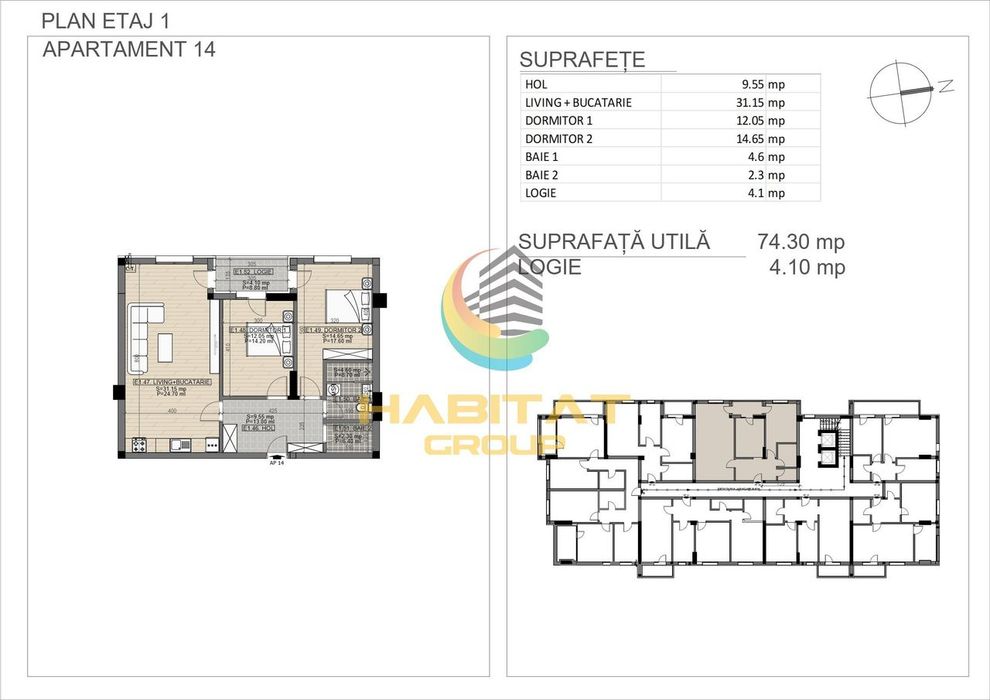 Apartament 3 camere Turnu Magurele Acte gata!
