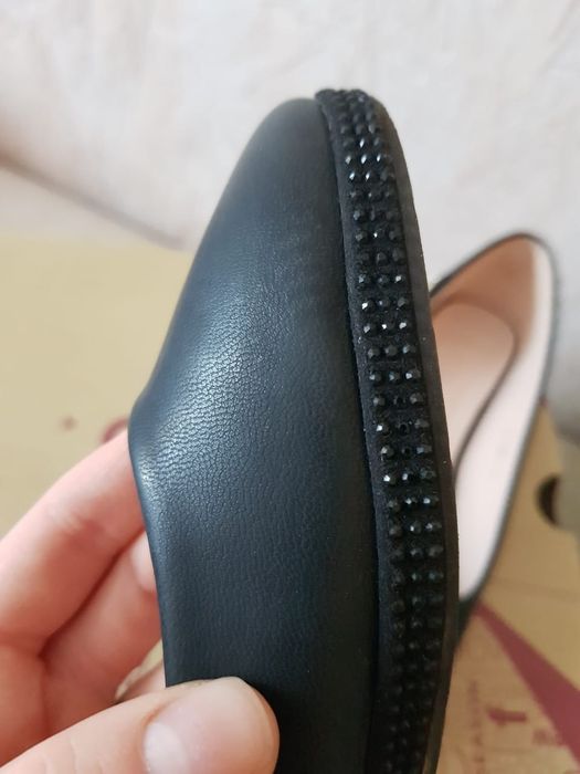 Балетки со стразами