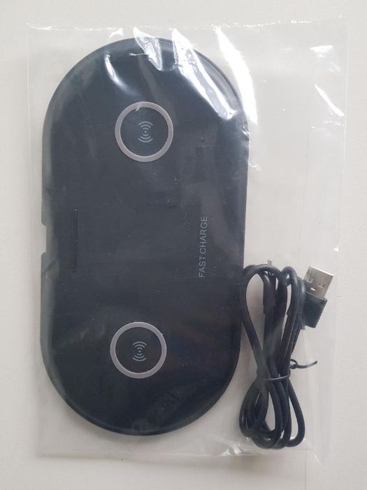Incarcator wireless Dual 10W FAST Pentru tel. Qi Wireless Charging Nou
