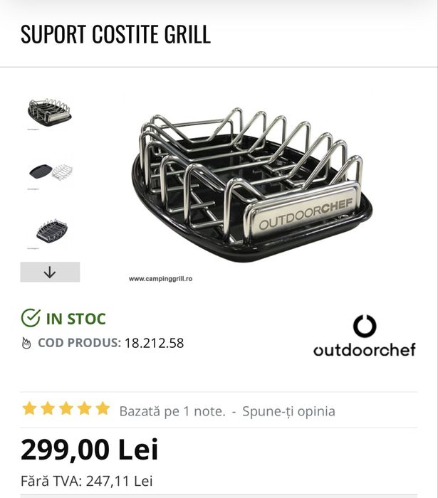 Gratar fonta pe gaz Napoleon  cu rotisor si sigilare vita