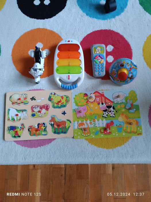 Комплект детски музикални и дървени играчки