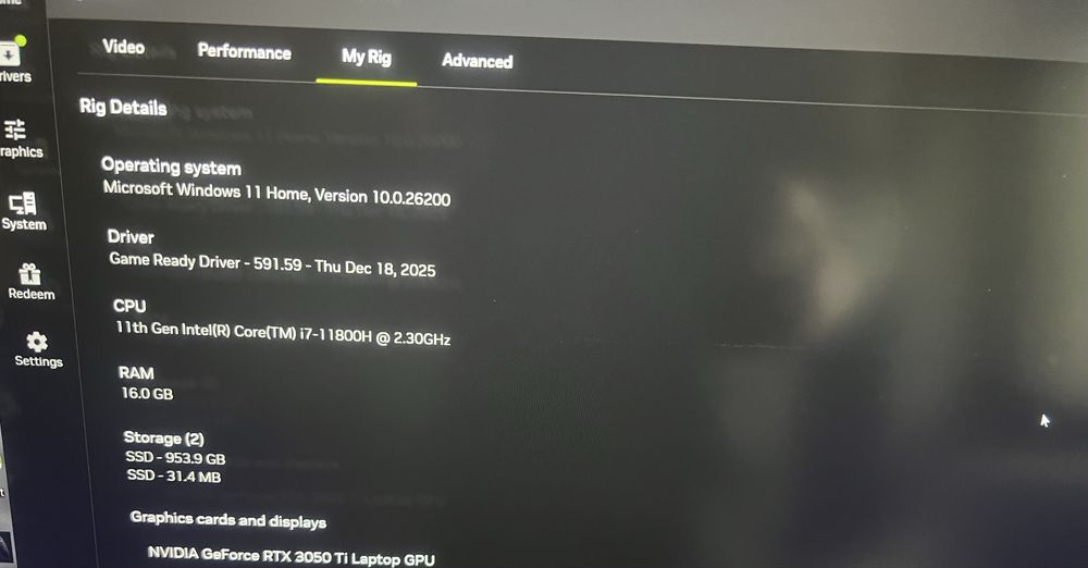 Геймърски лаптоп Acer Nitro 5 Intel i7-11800H RTX 3050 TI 16 GB ,1 TB