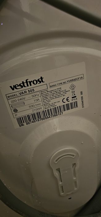 Пералня Vestfrost VR 505