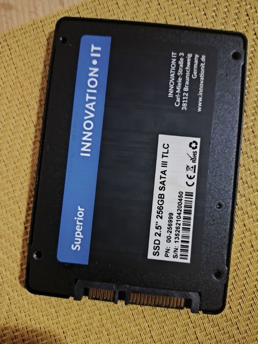 SSD Innovation IT Superior 256GB SATA III 2.5" – Sănătate 92%