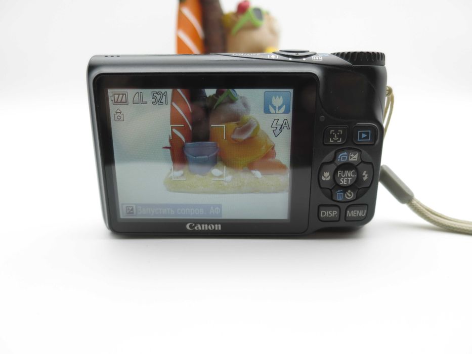 Canon PowerShot A2200 ултра компактен цифров фотоапарат, черна дигитална камера, като НОВА пълен комплект, работи отлично