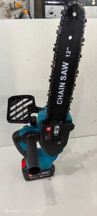 ТОП ЦЕНА! Акумулаторна Резачка/Трион за дърва 12"/305мм с 2 ръкохватки