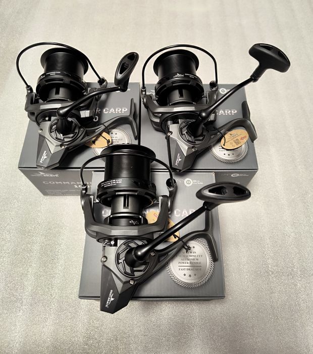 SET 3 Mulinete Eastshark COMMANDER CARP 10000 7+1RULMENTI NEW 2024