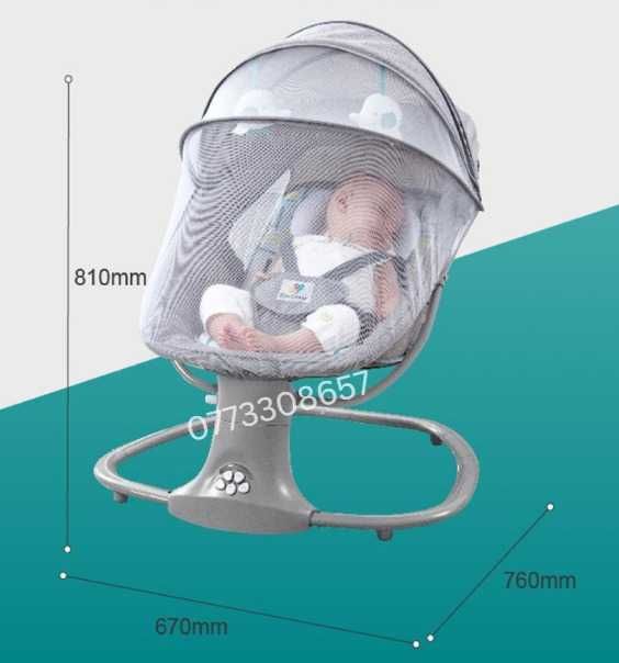 Balansoar Leagan, Electric, Reglabil pentru Bebelusi
