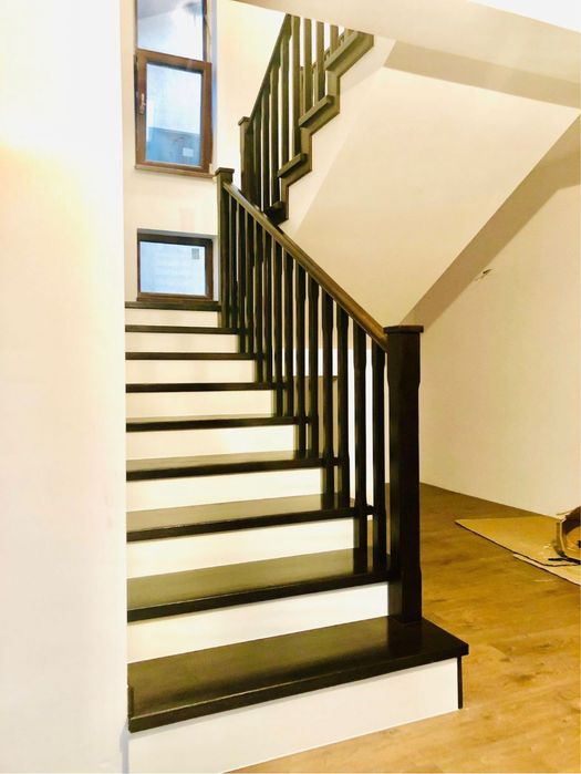 Scări, Ferestre și Uși din Stejar Masiv de Înaltă Calitate -POZE REALE