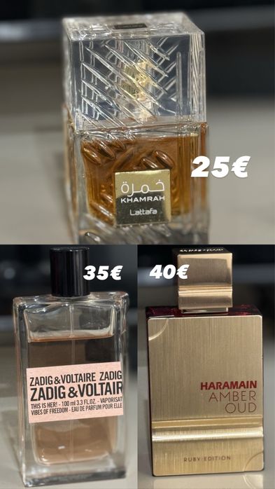 Парфюми - Lattafa Khamrah, Zadig and Voltaire, Amber Oud
