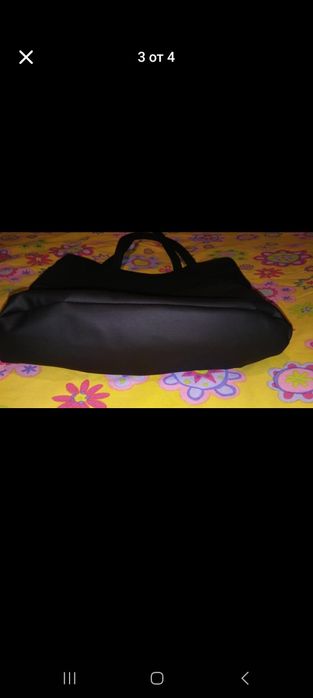 Нова черна чанта, класическа, екокожа