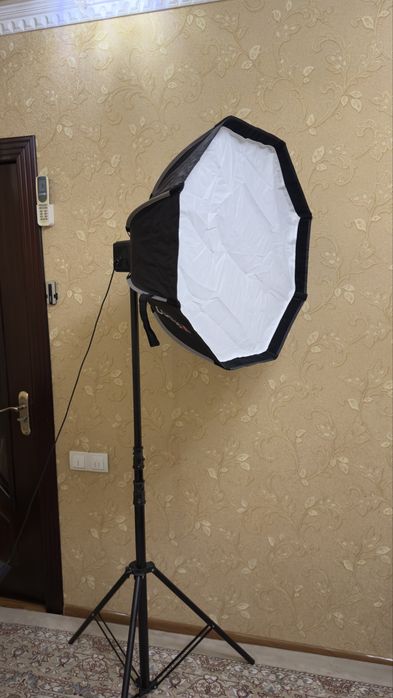 Yangi original svet + shtativ + softbox