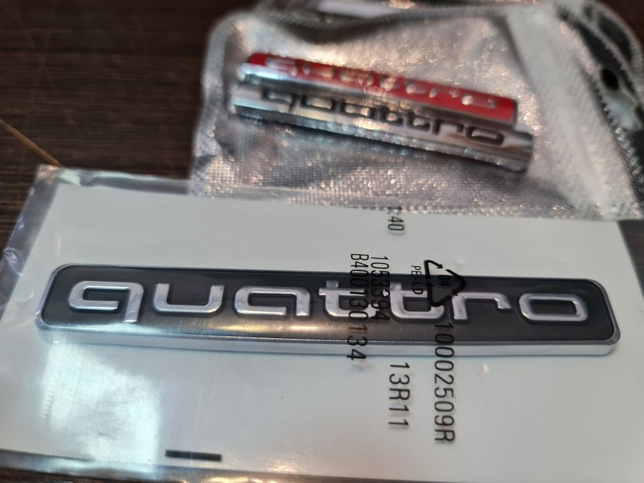 Метална Емблема за Ауди S line Quattro