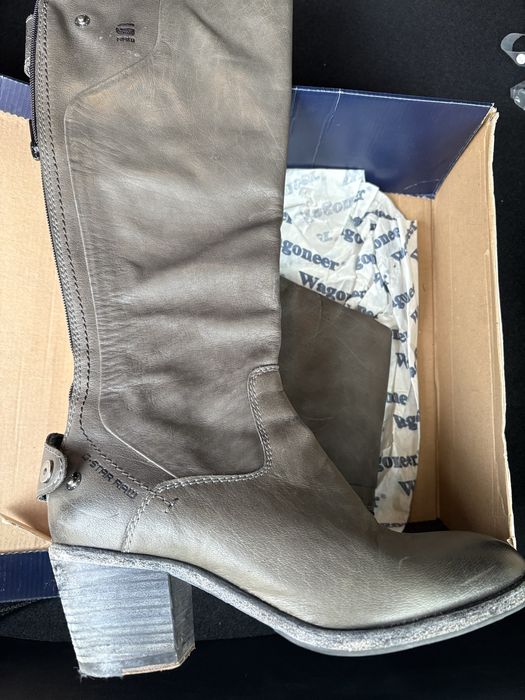 Cizme inalte piele G-Star, masura 40