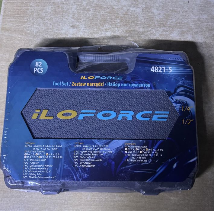 Набор инструментов ILOFORCE 82 предмета (Артикул 4821-5) | Новый