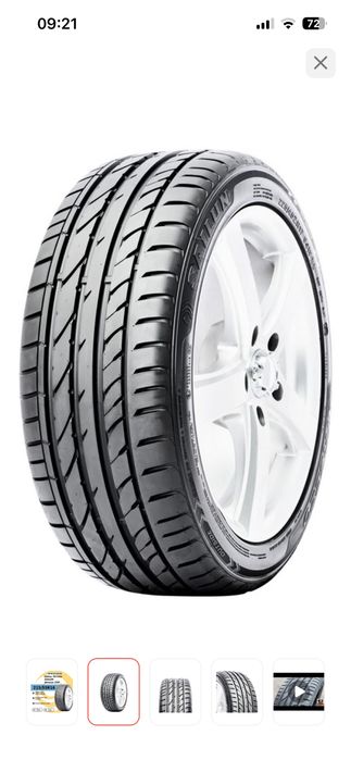 Б/У шина летняя 215/55 R16.