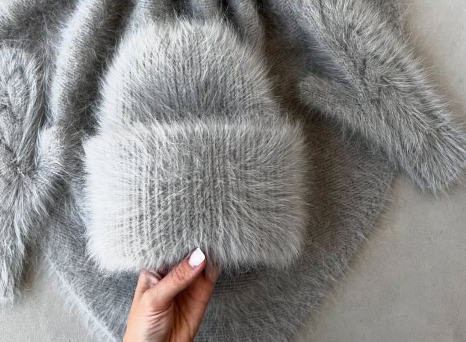 Варежки ангора продаю