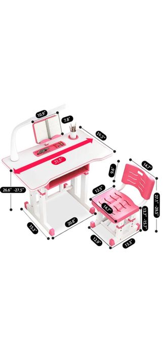 Birou fetite, reglabil, nemontat, neutilizat