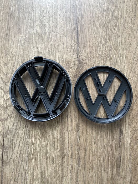 Emblema Semn Negru Grila Bara Fata Haion Spate Vw Tiguan Polo 6c 6r