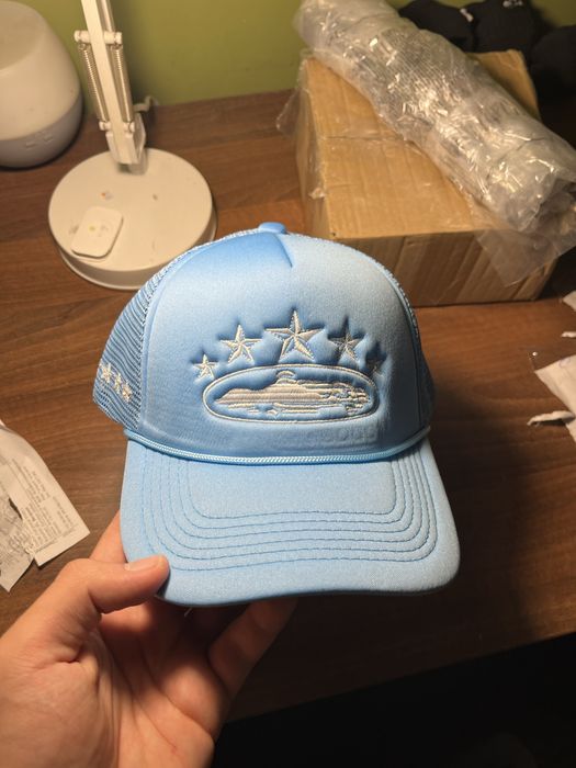 Şapcǎ corteiz Baby blue Nou cu etichetǎ-Livrare cu verificare-One size