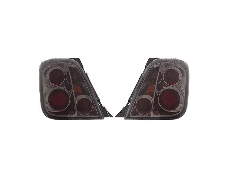 Stop spate, lampa Fiat 500 (312), 03.2007-08.2015, model tuning, montare spate, stanga+dreapta, P21W+PY21W+R10W; cromat, fumuriu; cu soclu bec; tuning; Taiwan
