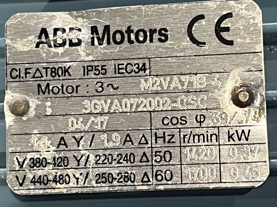 Мотор-редуктор Benzler 0.37 кВ