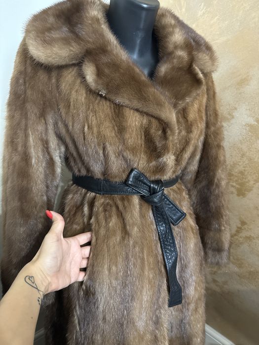 Haina blana naturala vizon