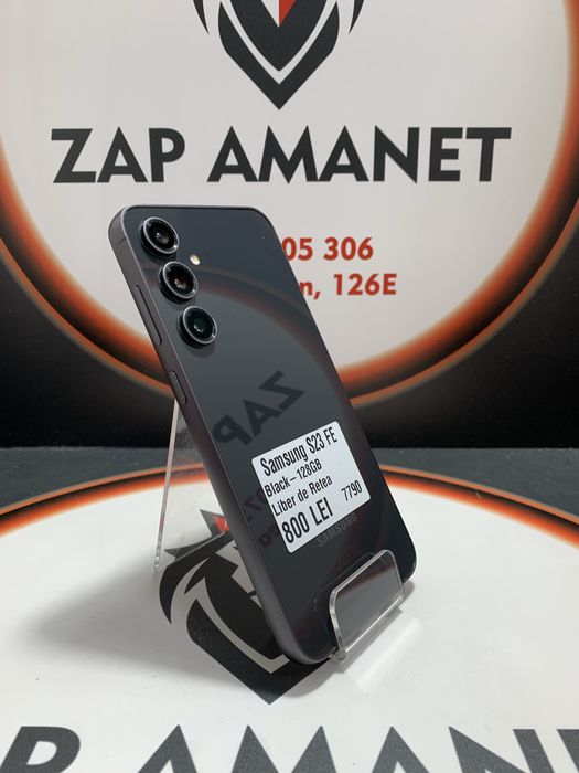 Zap Amanet Vitan - Samsung S23 FE - Black - 128Gb