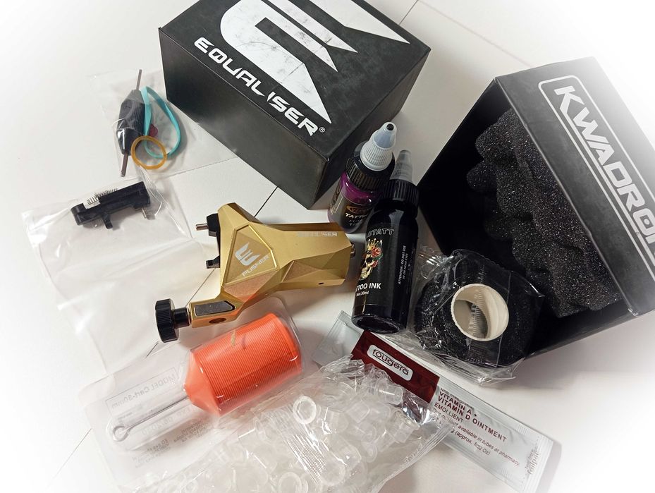 Nou Aparat de tatuat Kwadron EQ Pusher, motor f. precis și stabil, 10W