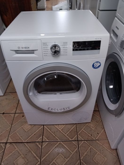 Сушилня с термопомпа Бош Bosch Serie 4 A+++ 8кг 2 години гаранция!