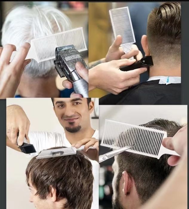 Pieptan Frizerie Tuns Pieptene Taper Compatibil cu Mașini de Tuns - Pieptene Trimmer Accesoriu de Tuns și Stilizare în Salon,Taper Fade