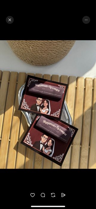 Бонбоньерки, тойбастар, комплименты для гостей