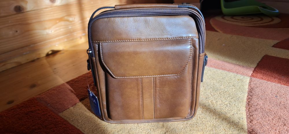 Geanta bărbătească de piele