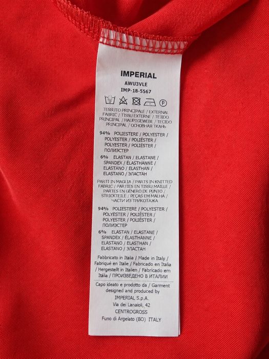 Дълга червена рокля Imperial