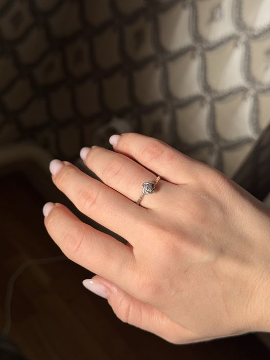 Набор белое золото с бриллиантами