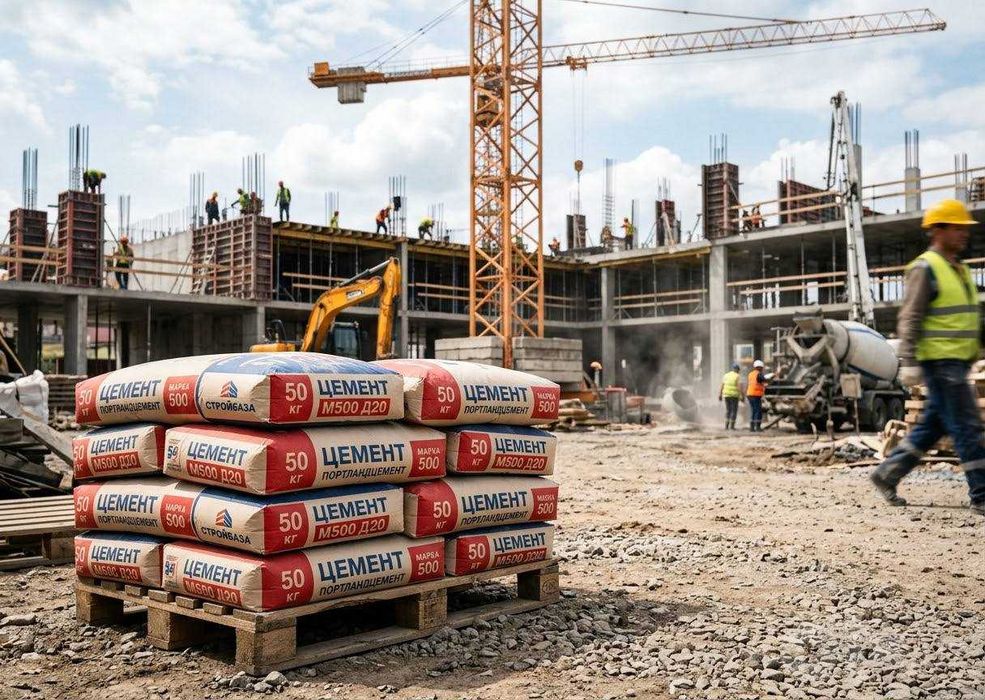 Цемент М500 west с доставкой по Ташкенту sement cement