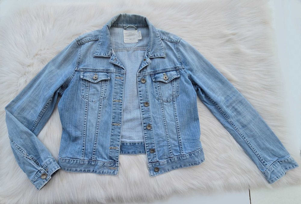 Дънково яке100см. Ръкав 63см. H&M Размер Л- ХЛ