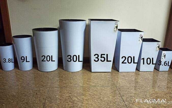 Пластиковые горшки для цветов