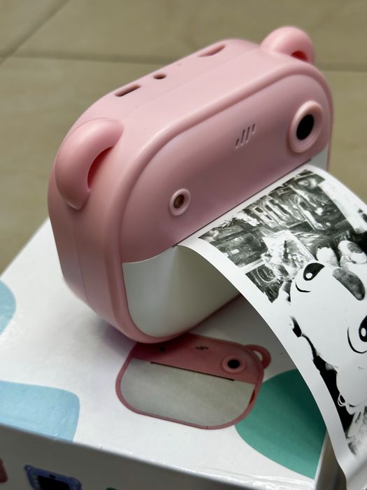 Детски фотоапарат с принтер Стич,Лабубу,Капибара/Camera print