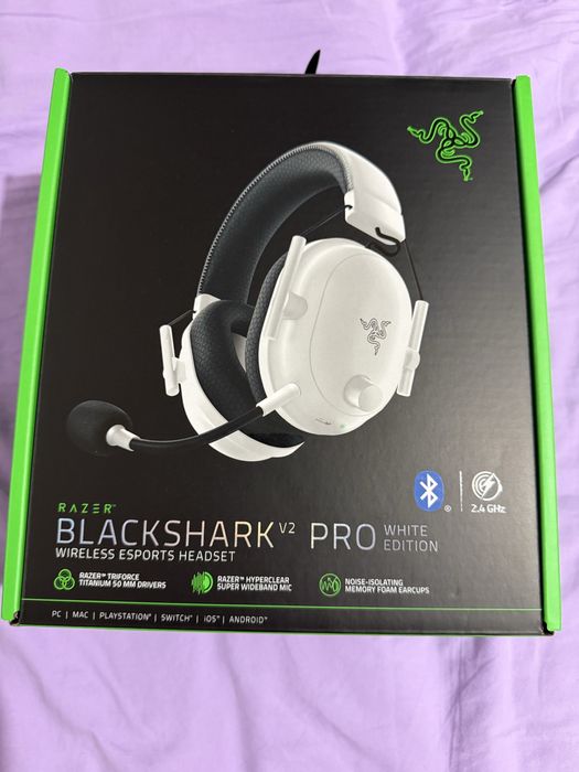 Razer Black Shark V2 Pro 2023 (Бял Цвят)