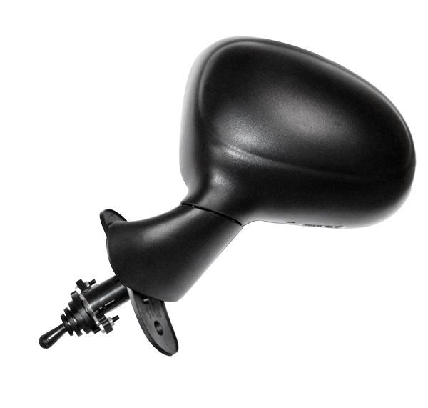 Oglinda exterioara Daewoo MATIZ I (KLYA/M100), 01.1998-12.2008, MATIZ II (KLYA/M150), 10.02000- manuala stanga/dreapta, sticla crom, convexa, carcasa texturata, 2902511E