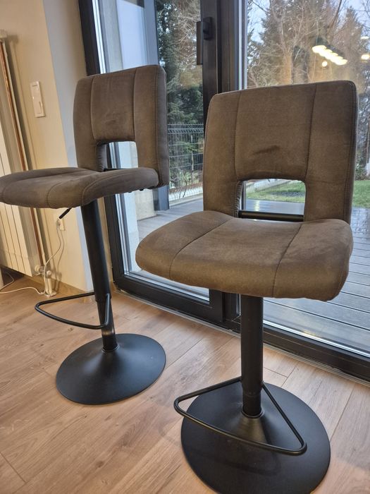 Бар стол 2 броя, сиви