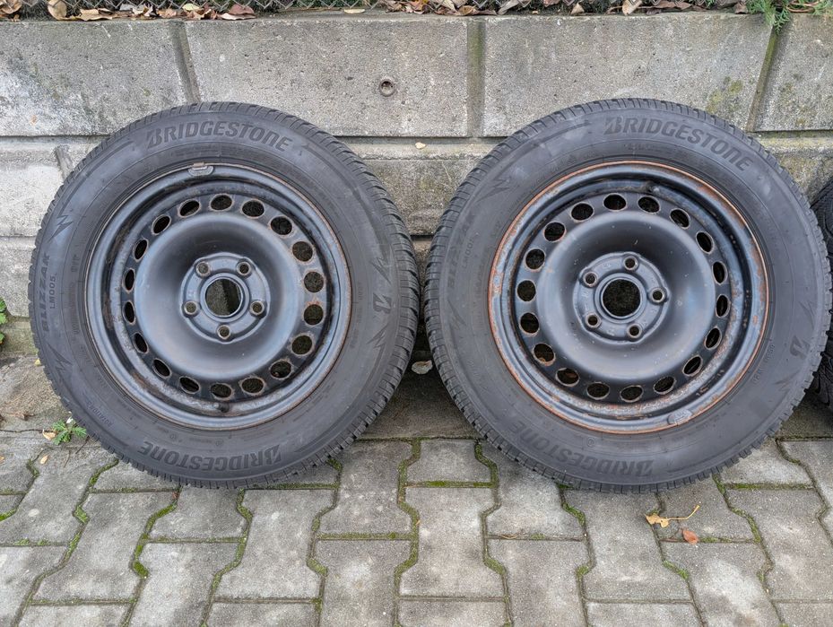 Стоманени джанти със зимни гуми 195/65/15