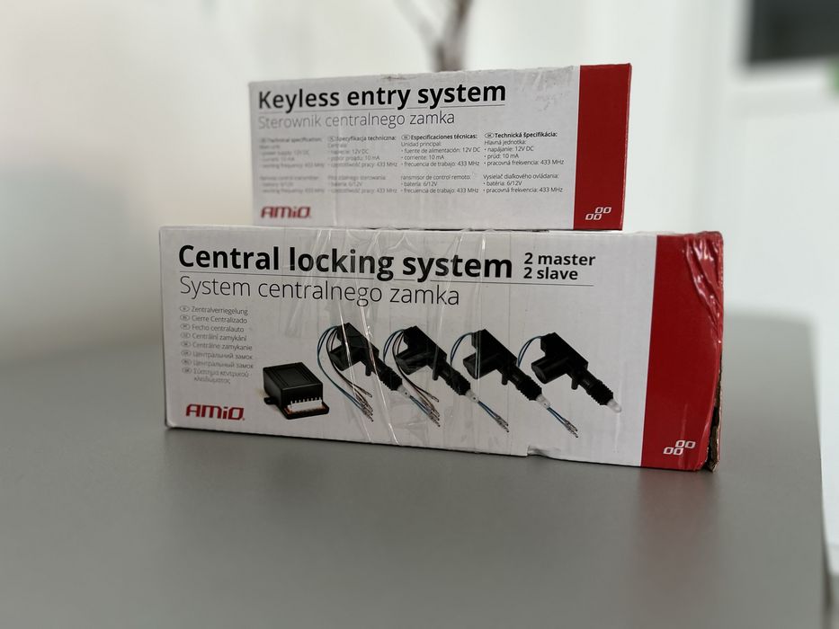 Amio - Modul închidere centralizată cu actuator și două telecomenzi