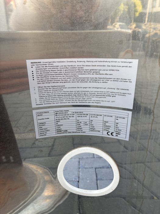 incalzitor terasa gradina cu butelie