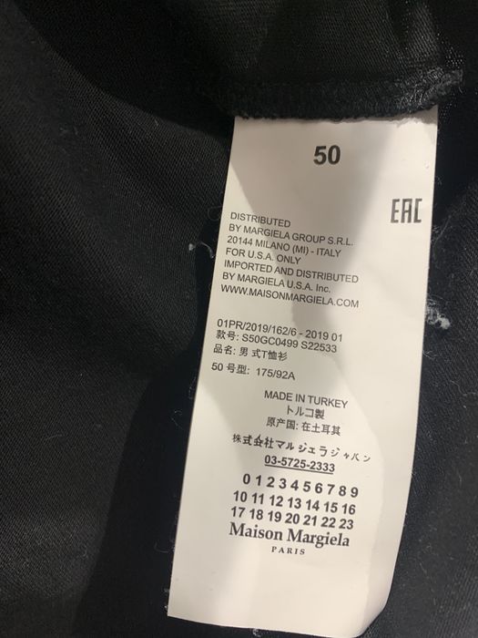 MM6_maison margiela t-shirt_тениска размер М