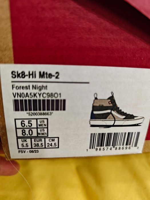 Зимни кецове Vans унисекс 38.5 номер