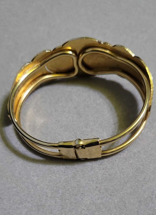 Brățară vintage Cloisonne, Art Nouveau, anii '80