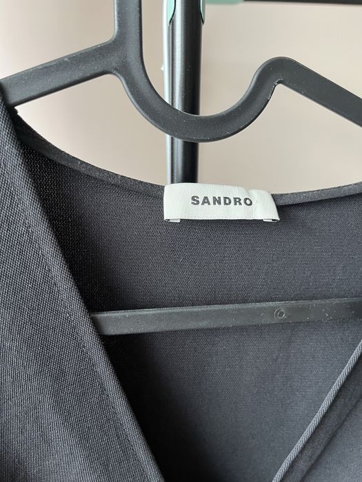 Черна рокля Sandro 34