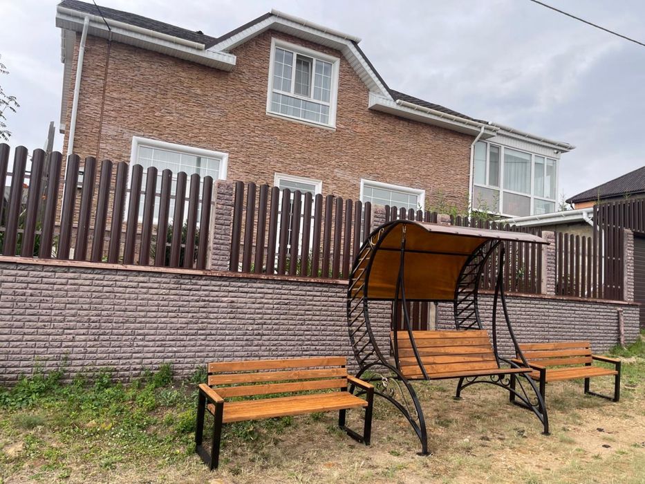 Беседка качеля.